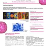 Page from Studio Chronicle #1 – The Birth of a Monogram by Sylvie Gesbert de Línea, featuring her artistic signature and stained glass creation.